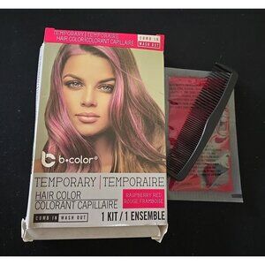 B Color Temporary Hair Color Red Raspberry Men Women